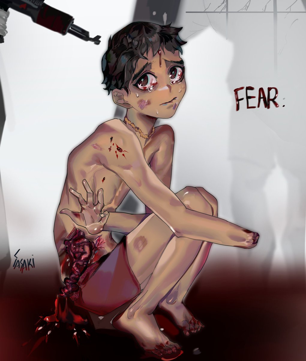 Day 3- FEAR
#Revotober
#WhatsHappeningInMyanmar 
#SaveMyanmarChildren