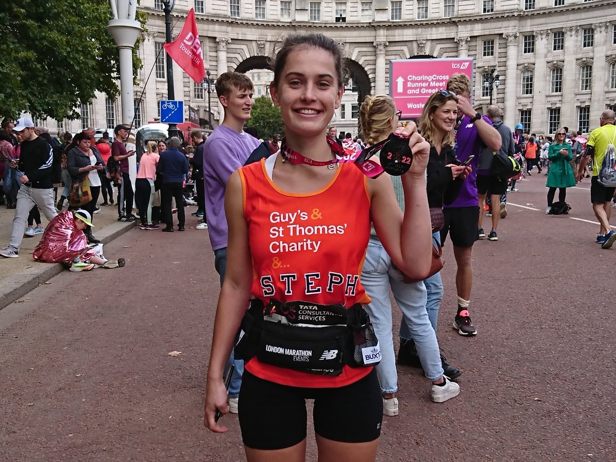 Guy's and St Thomas' (@gsttnhs) on Twitter photo We'd like to say a huge congratulations to all of the runners who took part in this year's <a href="/LondonMarathon/">TCS London Marathon</a> for our charities! 🏅
More than 100 of you laced up your running shoes and did yourself proud by supporting our staff and patients. We'd like to say a huge congratulations to all of the runners who took part in this year's <a href="/LondonMarathon/">TCS London Marathon</a> for our charities! 🏅
More than 100 of you laced up your running shoes and did yourself proud by supporting our staff and patients.
