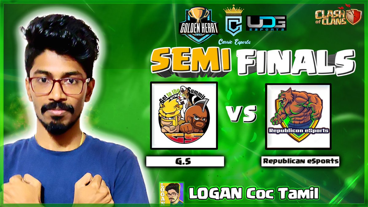 LOGANCocTamil's tweet photo. Today Live Stream Schedule

@CarrieEsports @esports_udg Golden Heart Cup Semi Finals. In Tamil. 
3pm UTC and 4pm UTC

https://t.co/N7DBaUTRsD https://t.co/GublRJ6sJp
