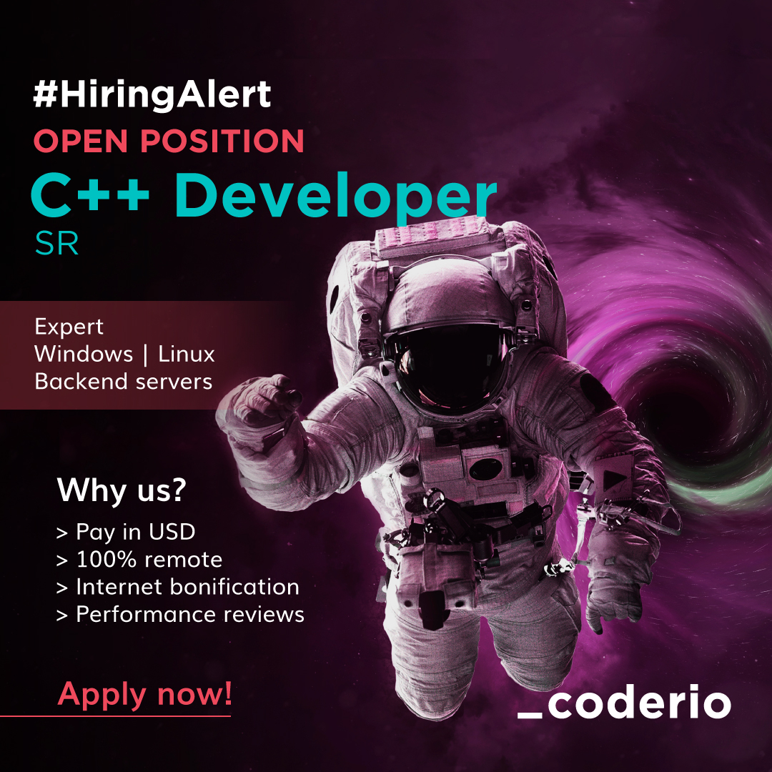 coderio_'s tweet photo. Ready to join our team?⚡
✅100% remote
✅Pay in USD
✅Long-term contract
✅Benefits program
✅Additional vacation week
We are waiting for you! 📩Send your CV at talent@coderio.co #Coderio #Coderian #CoderianSpirit #BeCoderian #benefits #dreamjob #HiringAlert #developer https://t.co/fVerauNHzu