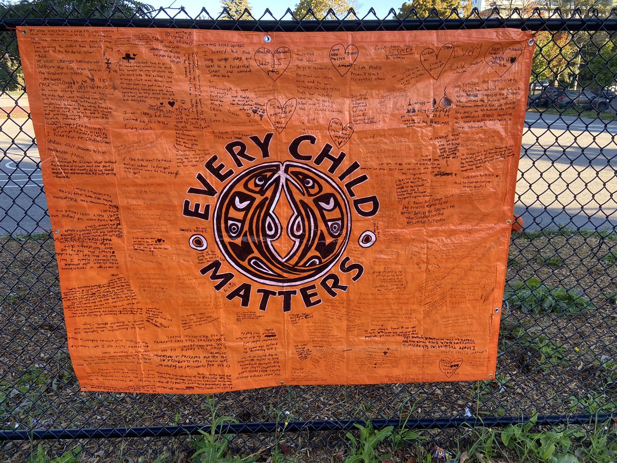 Truth and Reconciliation at George Webster.  Students showing their understanding.  #BetterTogether