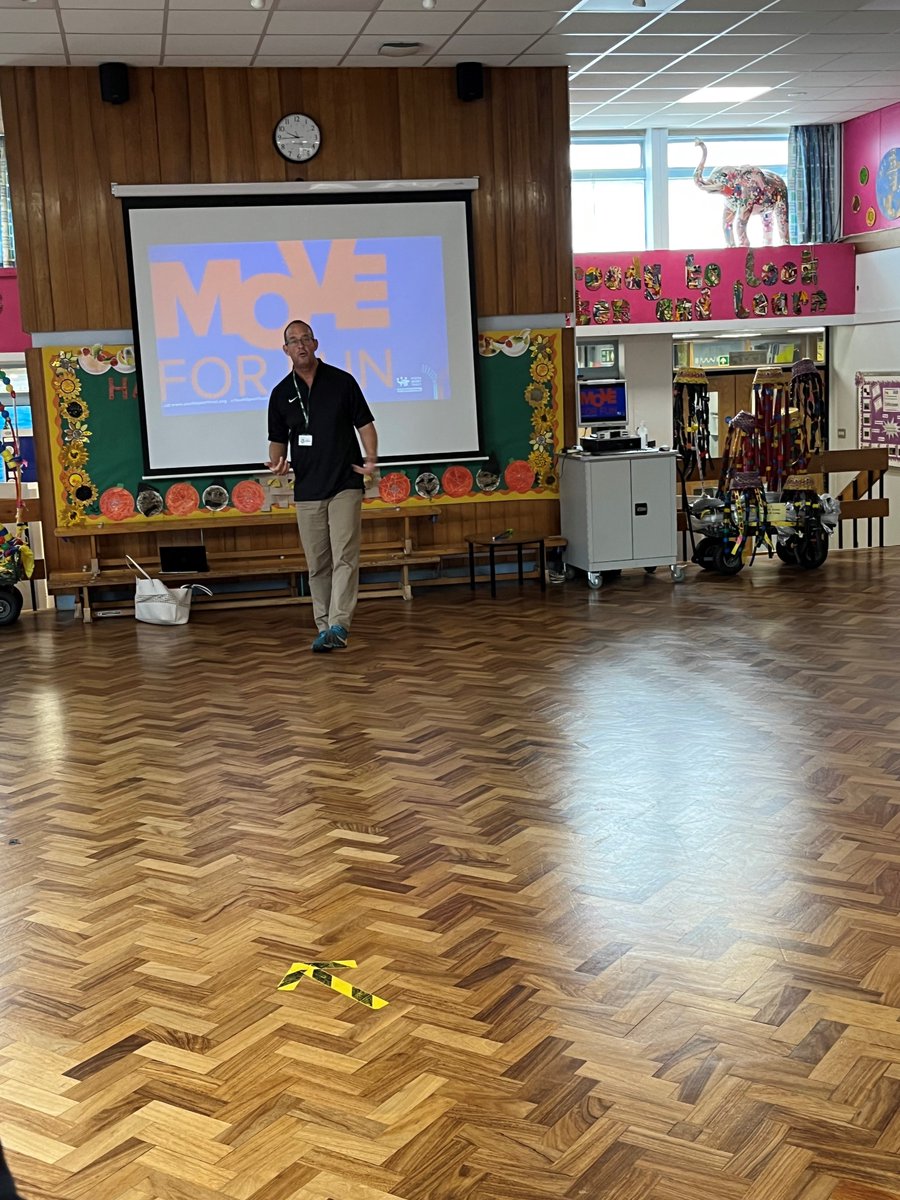 YouthSportTrust's tweet photo. Last week, our trainers from YST International were delivering Move For Fun training to practitioners at Catherine Infant School in Leicester with the aim to get children more physically active, as part of a global initiative. #MoveForFun https://t.co/U9RlJlmCfG