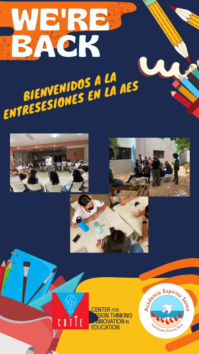 CDTIEorg's tweet photo. Just started! Our first day of october Entre Sesiones #education #designthinking #DesignThinkinginEducation https://t.co/hP1W7G8RDz