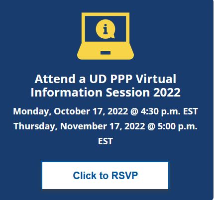 Please share: #UDPPP is seeks applicants for the UD Principal Preparation Program leading to Delaware assistant principal/principal certification. Application launches on Oct 17. 
Learn about the program &amp; RSVP for an info session: bit.ly/UD-PPP 
#leadsDE <a href="/UDCEHD/">UD College of Education & Human Development</a>
