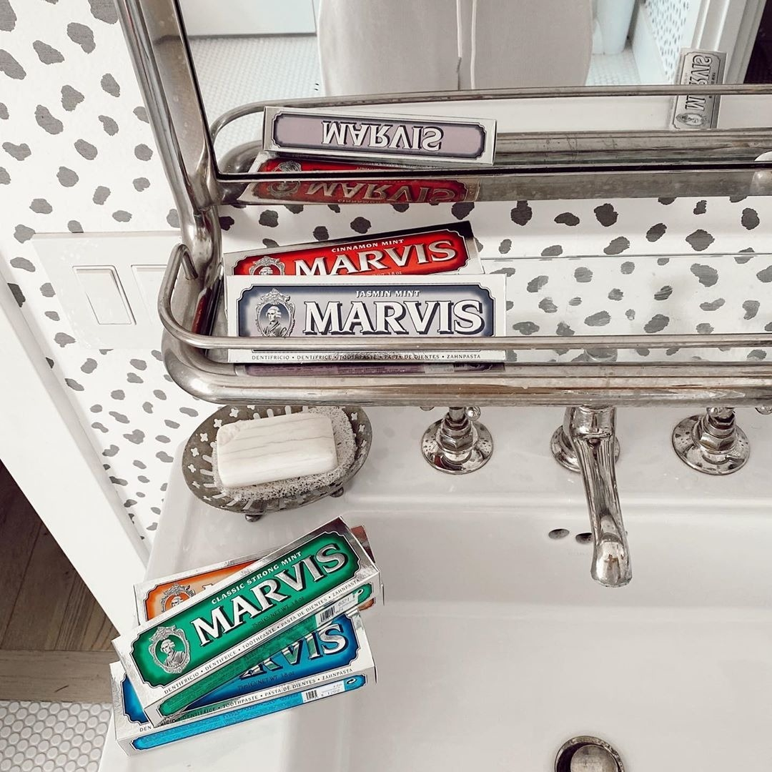 Elevate your brush time.  Made in Florence, Italy. 
.
#aquaticmint #jaseminmint #cinnamonmint #marvis #florenceitaly