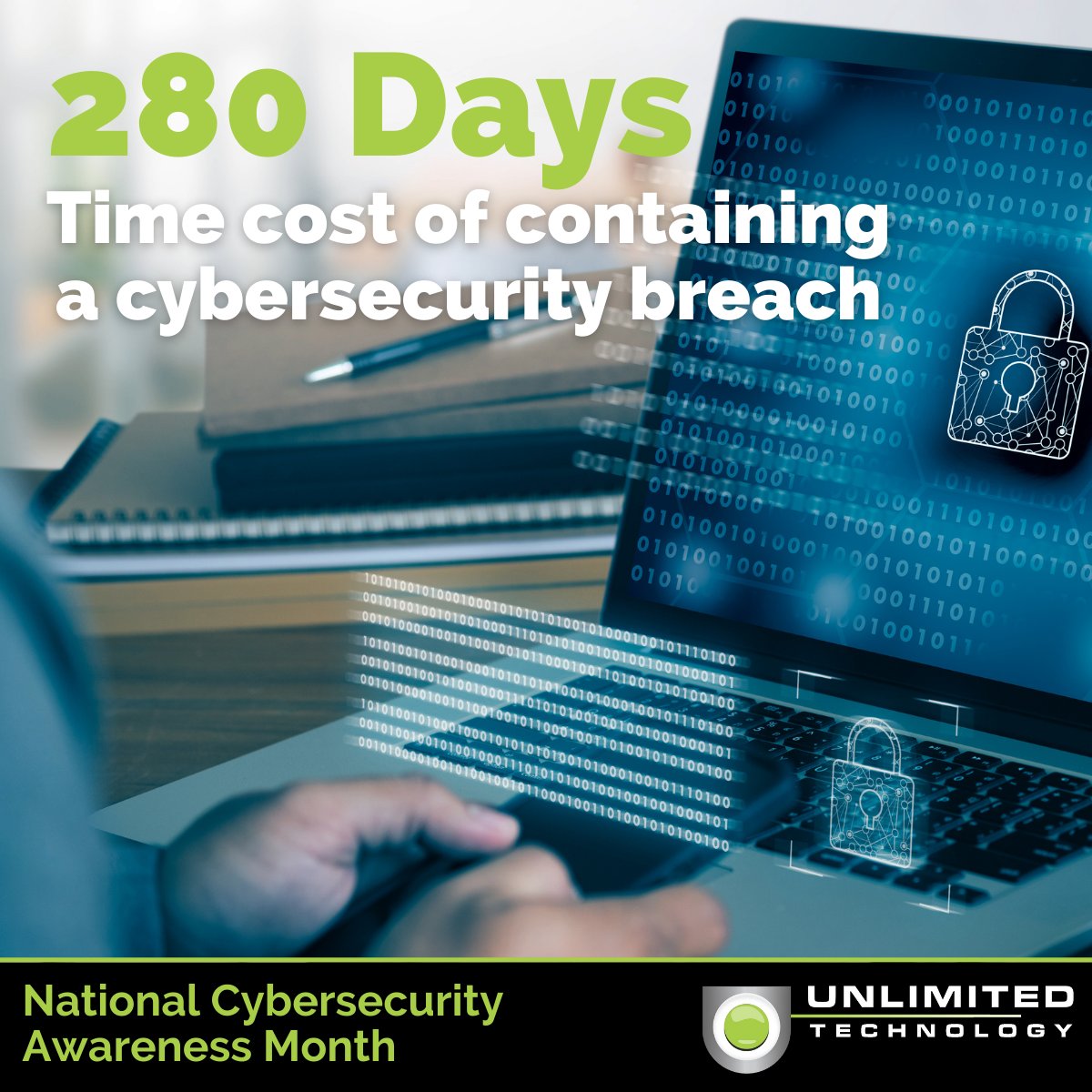 UTSECURE's tweet photo. TIME IS MONEY. It takes an average of 280 days for orgs to ID and contain data breaches. Contact us today to learn how our #cybersecurity services provide the end-to-end technology solutions for today's challenges. https://t.co/q05S8hoddx
#end2endsolutions #technologysolutions https://t.co/E1UZgS6ufQ