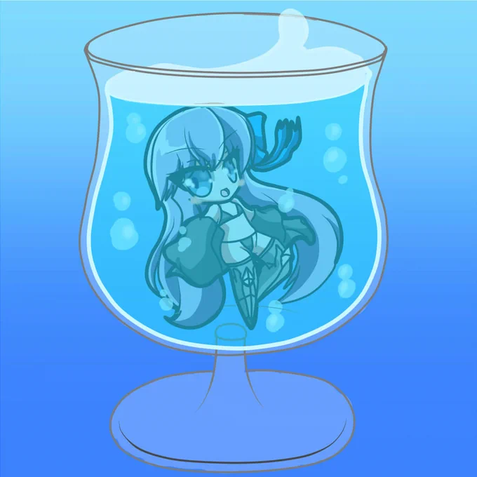#あなたのあお色の作品を見せてください 