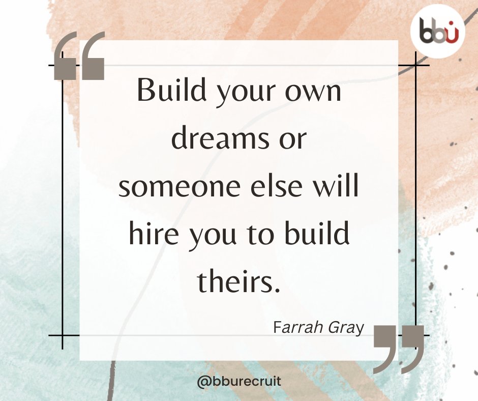 #MondayMotivation #bbu #quote
bburecruit.com/?utm_campaign=…
⚫️ ⚪️ 🔴