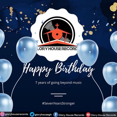 GloryHouseGh's tweet photo. #NewProfilePic #SevenYearsStronger It’s our birthday 🕺🏾🕺🏾🕺🏾 https://t.co/PagLo2ZBPi