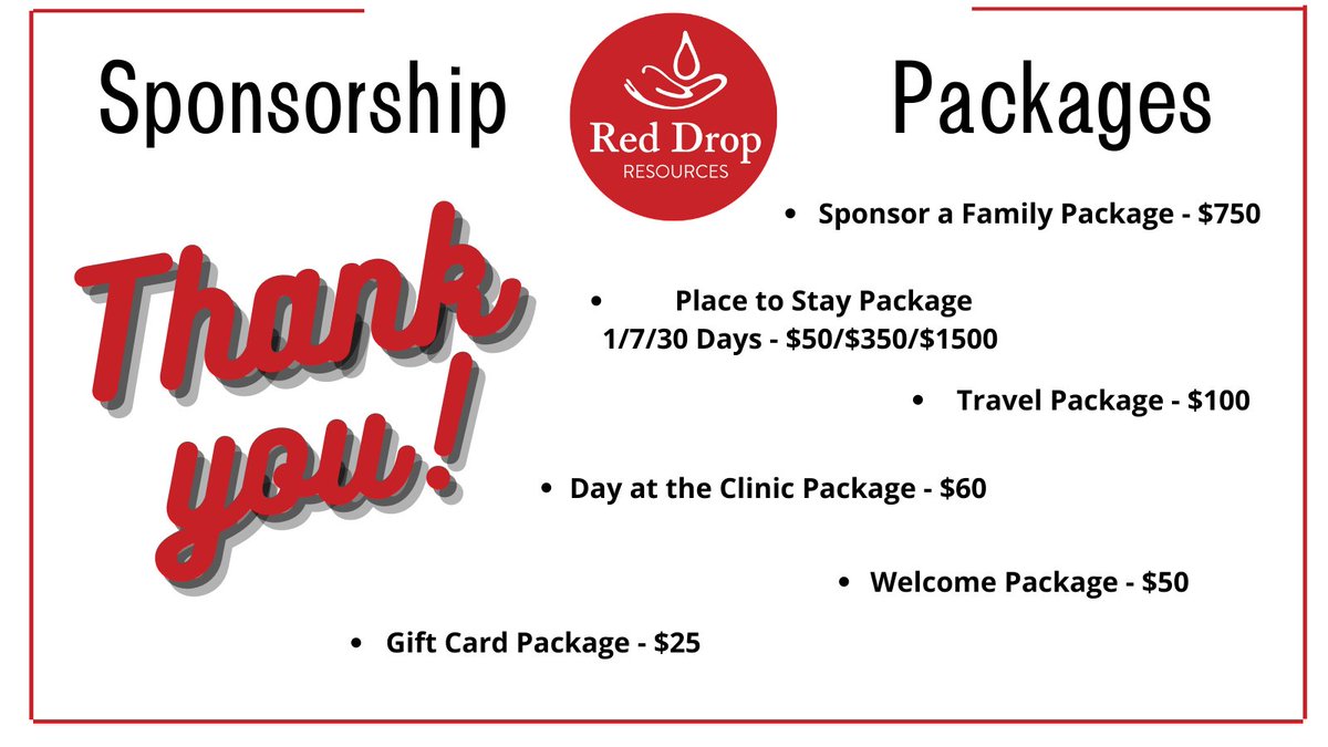 RedDropMN's tweet image. Thank you to everyone who participated in our Sponsorship Campaign in honor of Blood Cancer Awareness Month! These packages will be available on a continual basis through our website so you can sponsor a package whenever you want! #BeAResource #bloodcancerawarenessmonth