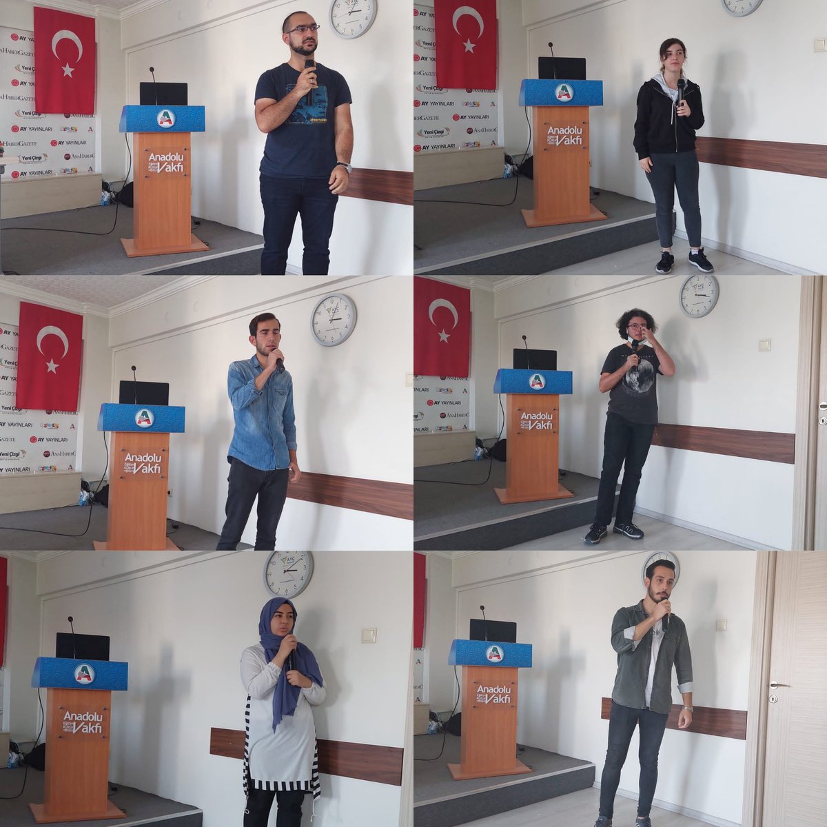 anadoluekbvakfi's tweet photo. Gençlerimizin tanışma toplantısından görüntüler. ☺️🙌 Programda her gence söz verildi ve düşünceleri dinlendi. Daha sonra yapılan bilgi yarışması sonucunda başarılı olan gençlere Anadolu Ay Yayınları kitaplarından hediye edildi. 📚🙌 Tüm gençlerimize teşekkür ederiz. https://t.co/gFsAeUa8WD