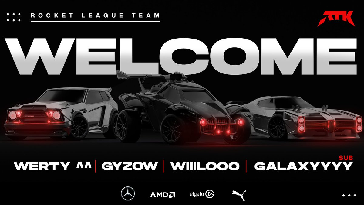 We're excited to announce our new international #Rockeleague lineup for #RLCS starting this week for SSA🌍

🇿🇦 @Rasoolio_
🇫🇷 <a href="/Wiiloo974/">Wiiilooo</a>
🇳🇱<a href="/GyzowO/">GyzowOfficial</a>
Sub:@Galaxy32469711

Welcome to the #ATKFam!

#PlaySeriously