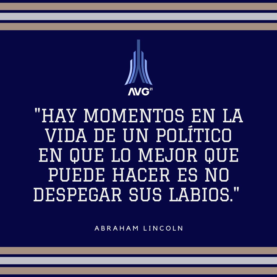 avidelvg's tweet image. La prudencia es una virtud que siempre debe estar presente en los políticos.

En muchas ocasiones, se pueden obtener grandes logros con el silencio.🤫✔️

#AVG21 #InmersiónTotal🕣✅