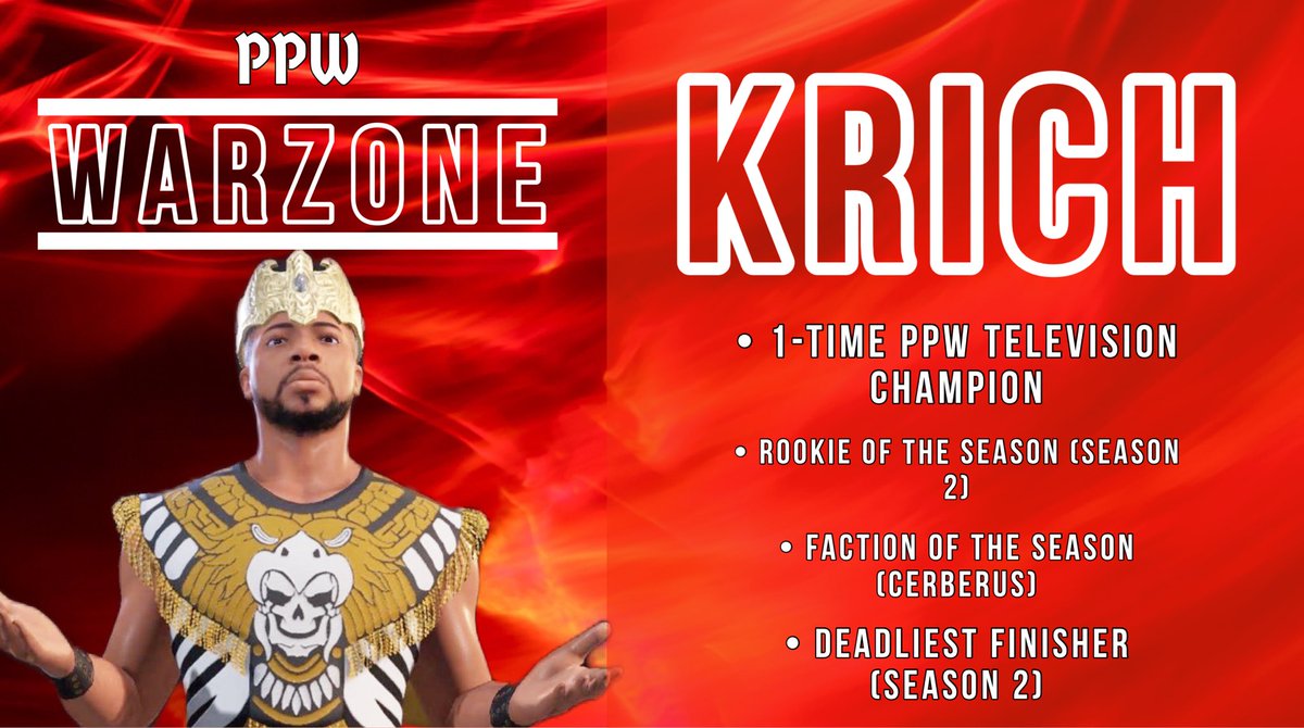 ThePosse_'s tweet photo. -Jordan the Warden (Cerberus)
-KRich (Cerberus)
-Cowboy Kent

Between the five competitors we have three world championships, two tag team championships, and two television championships. https://t.co/HVeBfUiesh