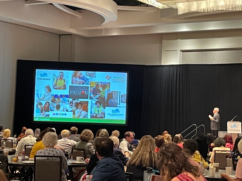 WisLiteracy's tweet photo. Texas trio! WL Staff members Marsha, Anna and Ashleigh are excited to learn and provide resources at @ProLiteracy 2022 in beautiful San Antonio TX. #ProLitCon https://t.co/AIn9WLbIBh