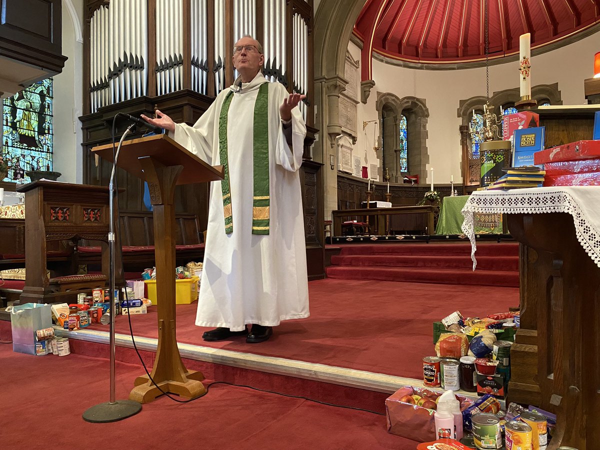 It was great to see so many of our wider school community at church this morning for the Harvest Festival. The very generous donations, given by pupils, will be spilt between <a href="/tweetstreetlife/">Streetlife</a>, Fleetwood Food bank and Vincent House.
