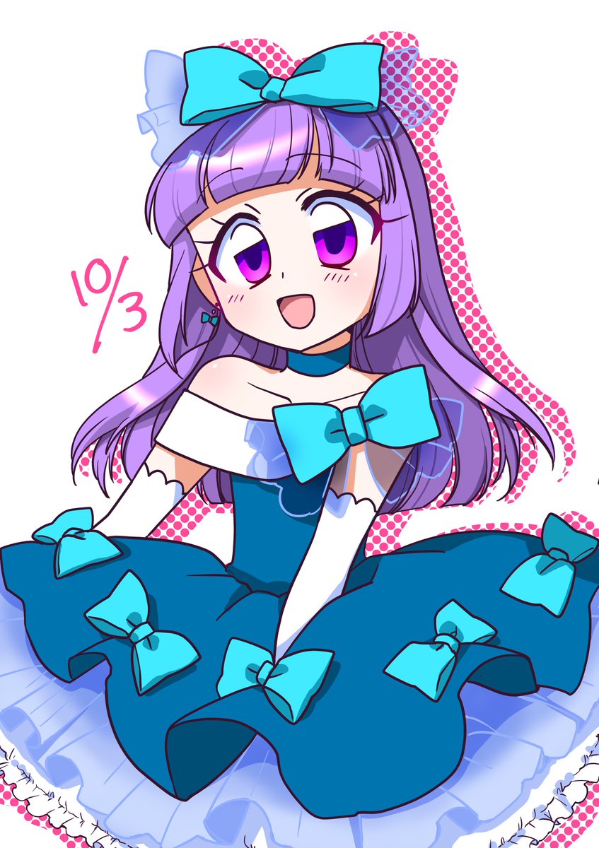 スミレ「スミレちゃん生誕まであと18日!  」|🌙ムツキ🍧かきごおりちゃんのイラスト