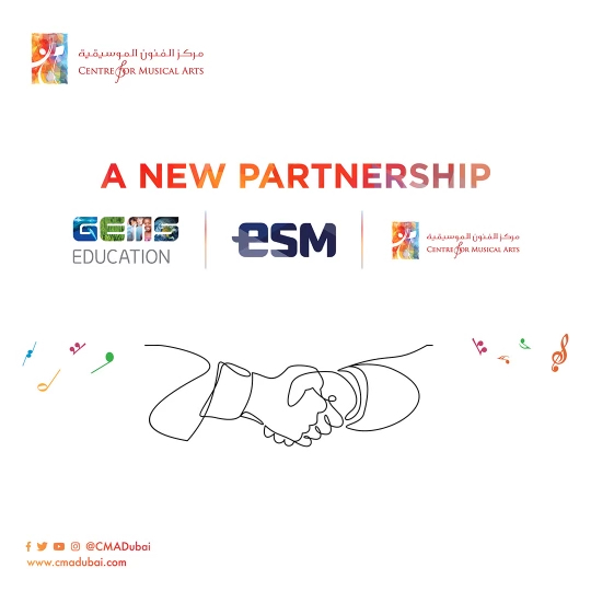 Centre for Musical Arts is proud  to partner with ESM to bring peripatetic music lessons across the GEMS schools network. This exciting partnership will bring opportunities for so many more young people to embark on a musical journey! <a href="/GEMS_ME/">GEMS Education</a> #BringingMusicToEveryone #ESM #Dubai