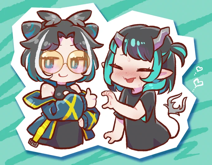 くりしゅが帰ってきてくれて嬉しいから過去絵いっぱいあげちゃう 