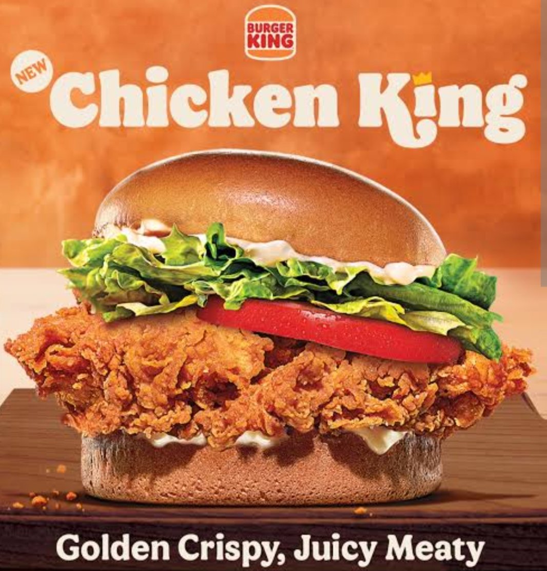 Mai Rodriguez on Twitter "Burger King's Chicken King is legit good