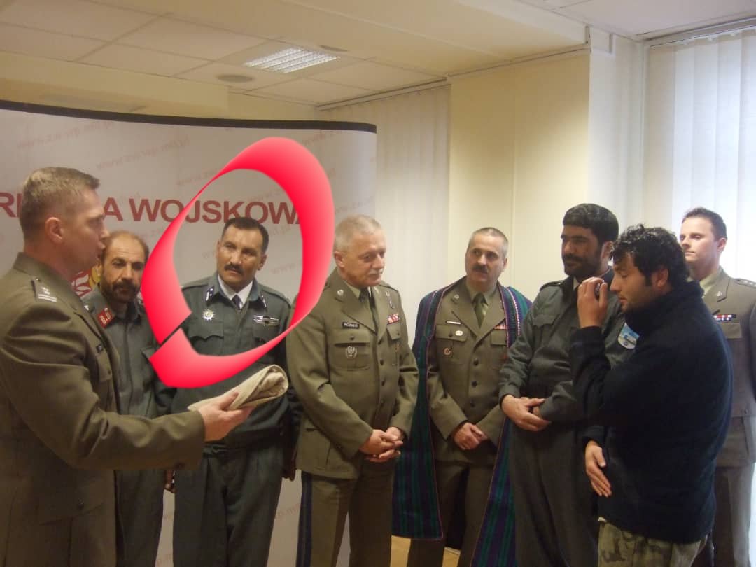 The first anniversary of your father's martyrdom, my hero Alhaj Samonyar Mohammad Hashem Khalji, Commander of the First Security Division of Ghazni Province Police, may his soul be happy and his memory be cherished 😭😭😭