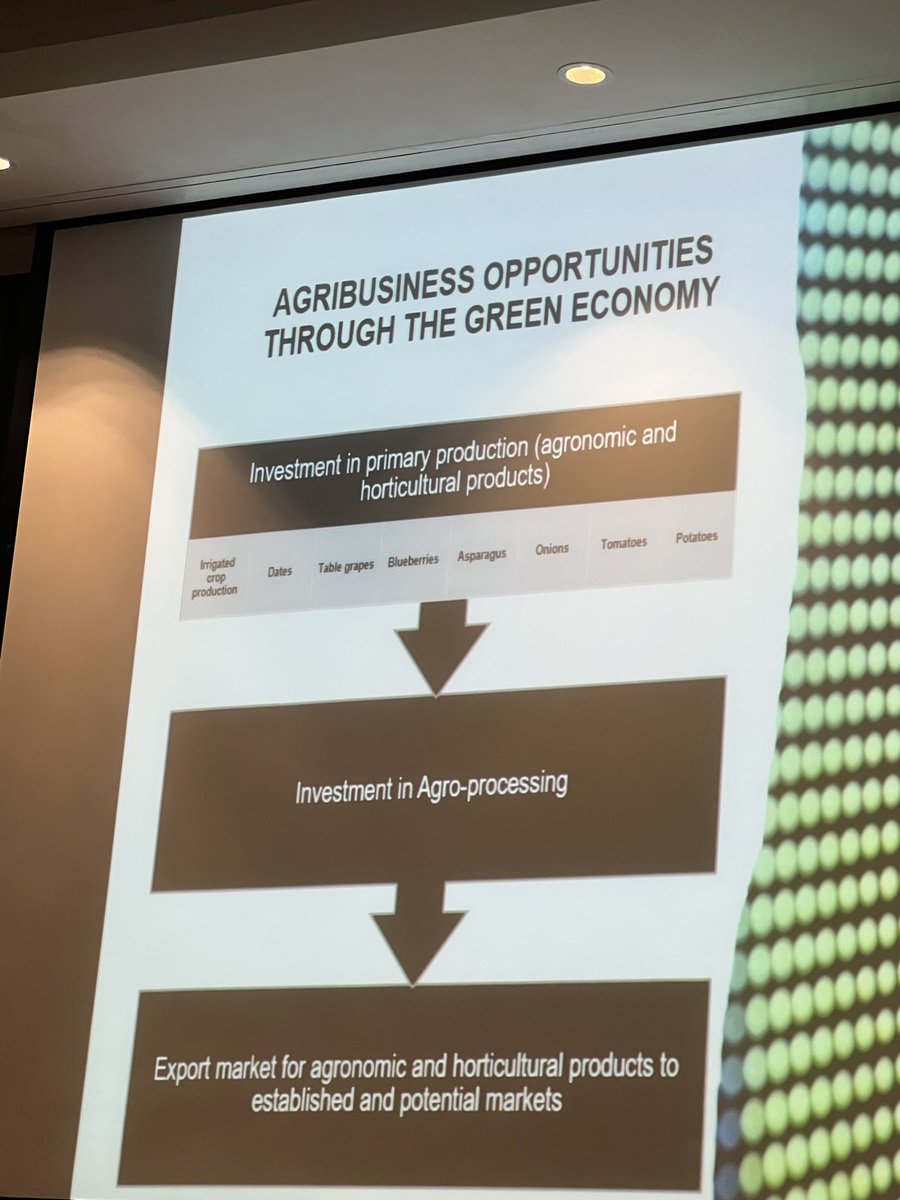 onele_t's tweet photo. Dr Fidelis explains Namibia’s agribusiness opportunities in high-value chains. https://t.co/4iLiJ09rpg
