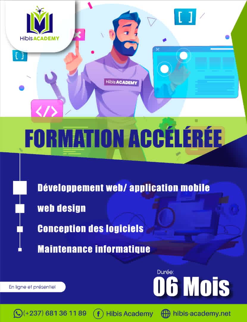 hibis_academy's tweet image. FORMATION ACCÉLÉRÉE

#developementweb 
#webdesign 
#applicationmobile 

#hibisacademy 🌺🌺🌺🌺
