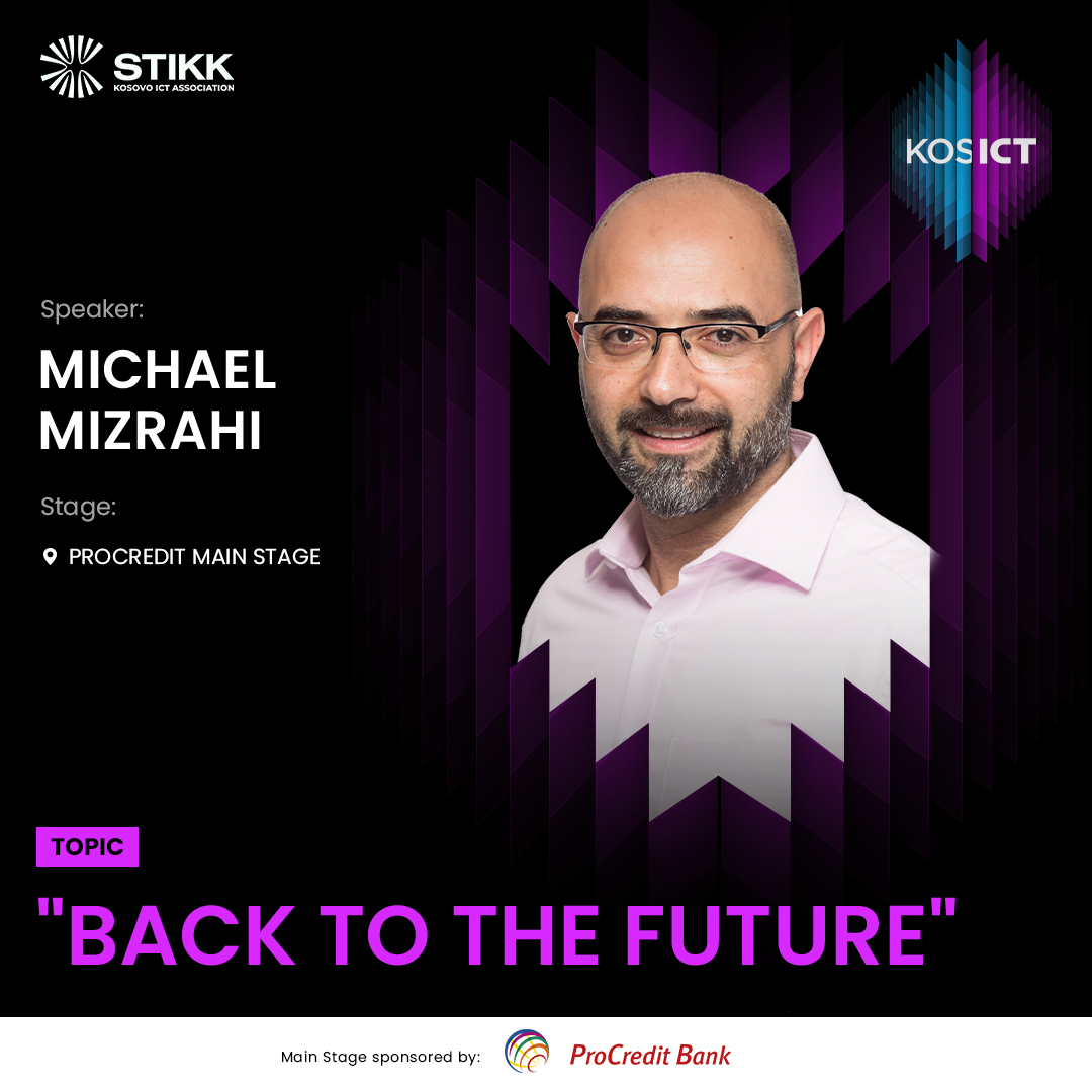 KosICT's tweet photo. 🕓Time travel to to 2042 with @MizrahiMichael to see how our life is going to look 20 years from now, based on the current technology that is being developed.🧠 

📅 7-8 OCT 
🎟 Tickets: https://t.co/lWieTDCMGc
📍 Youth &amp; Sports Center | ProCredit Main Stage https://t.co/KDPOG54aOq