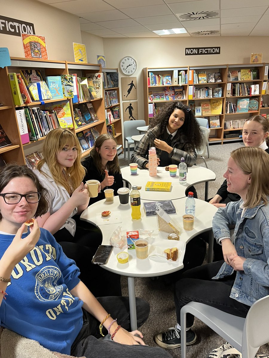 librarykemnayac's tweet photo. Amazing initiative from our Senior #LibraryAmbassadors - Senior Library Cafe was such a success! The homebakes and good vibes attracted many senior pupils! #leadership #schoolLibrary @KemnayAcademy https://t.co/A6vL2cRh8f