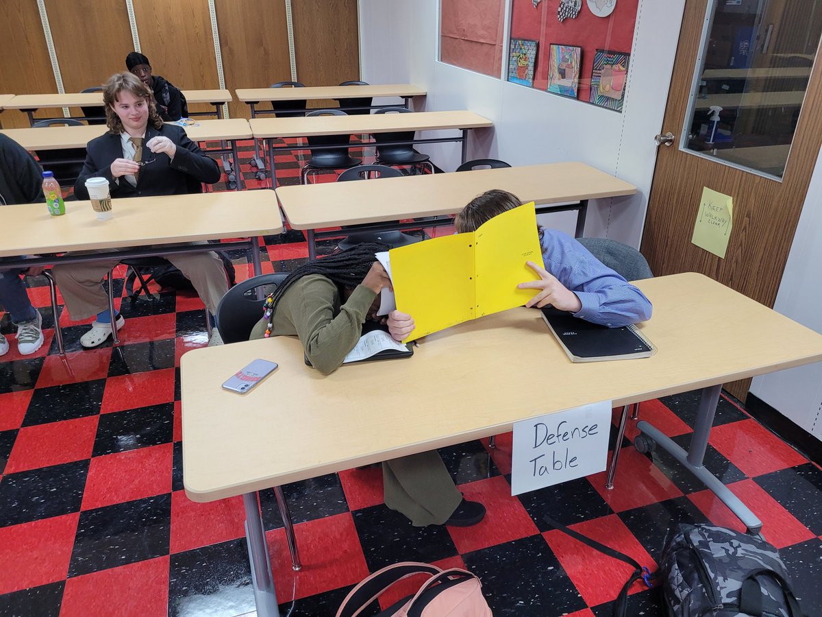 GMNorth's tweet photo. Mr. Dillon's ELA class is holding a mock trial from the book Of Mice and Men. Students have not only read and discussed the book,  but researched each of the roles in court cases! https://t.co/JdGgd2tmmC