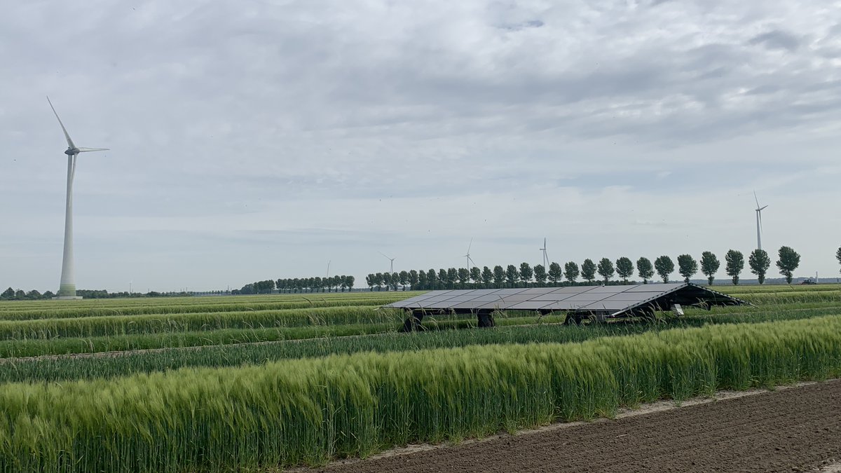 h2arvester's tweet photo. #themakingof #25 #H2arvester plaatst zonnepanelen op wielen voor agri solar. 

De rijdende zonnepanelen van H2arvester maken landbouwgrond geschikt de productie van zonne-energie en koppelen dit aan productie van waterstofgas op het agrarische bedrijf. 

https://t.co/sDe4bxyYBh https://t.co/tJ4aI3186H