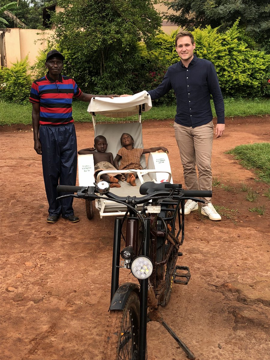 FABIOUGANDA's tweet photo. Field visit with @KfW_int #africrozE project monitoring @FABIOUGANDA @africanE-bike https://t.co/OiKI86DPZE