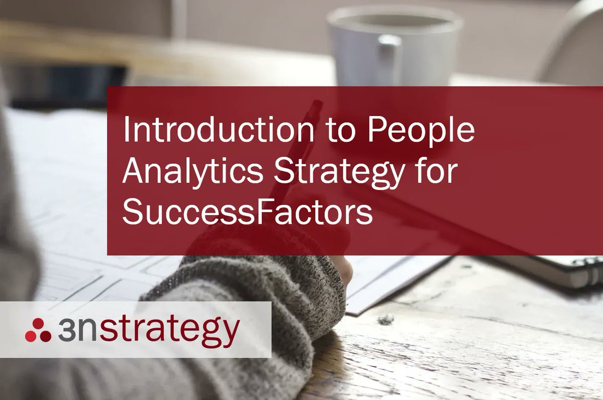 You have millions of data points in your SuccessFactors system.  Impressive!  But how can your stakeholders use it to make data-driven decisions?  Explore People Analytics Strategy in this on-demand webinar. #successfactors #datadrivenHR #peopleanalytics 

buff.ly/3dOwYDo