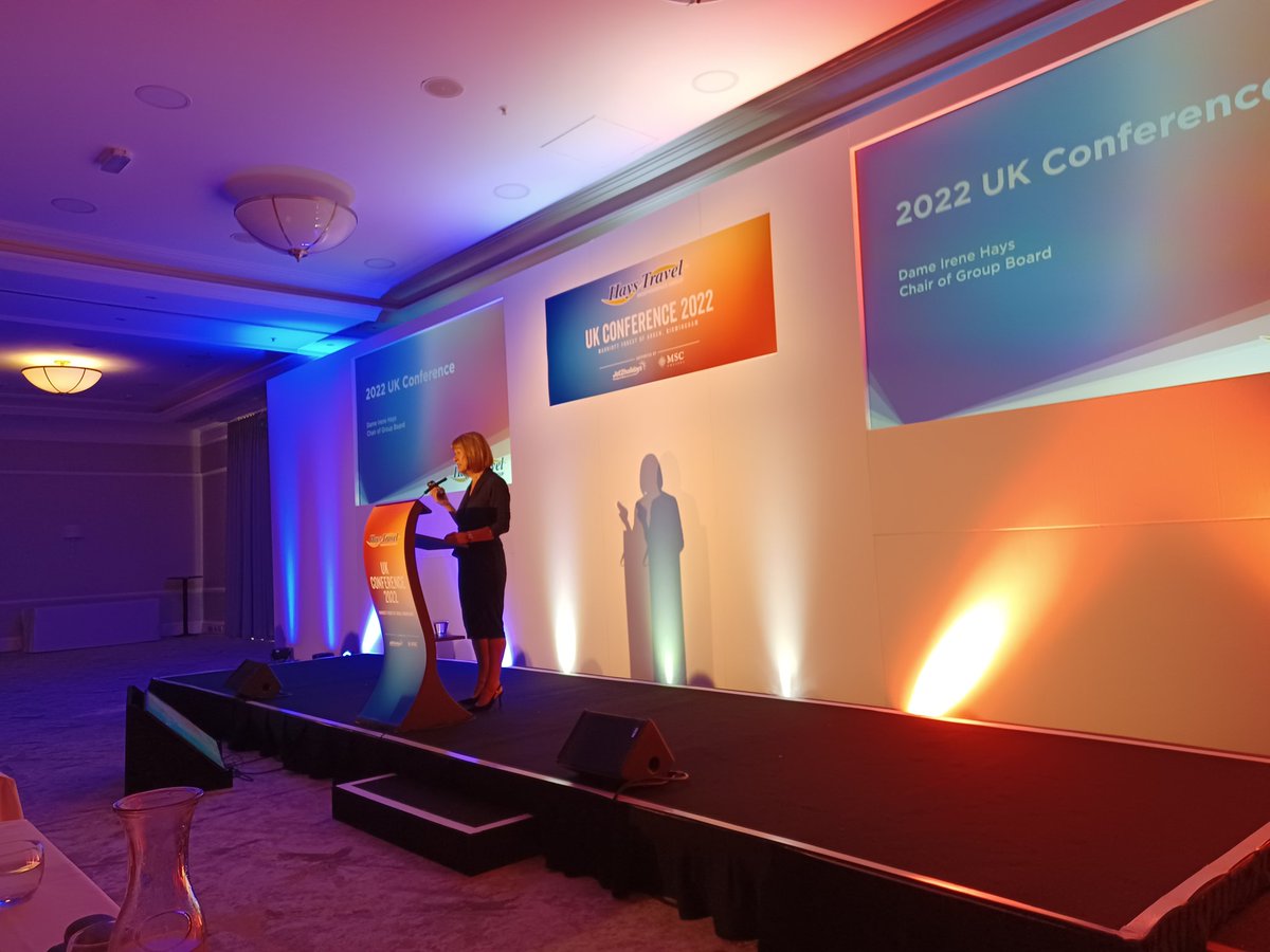 robinsearle's tweet photo. Hays Travel chair Dame Irene Hays urges Independence Group members to 'simplify and crystalise' peaks messaging to capitalise on luxury and package demand. #haysigconfuk22 https://t.co/382Gty244l
