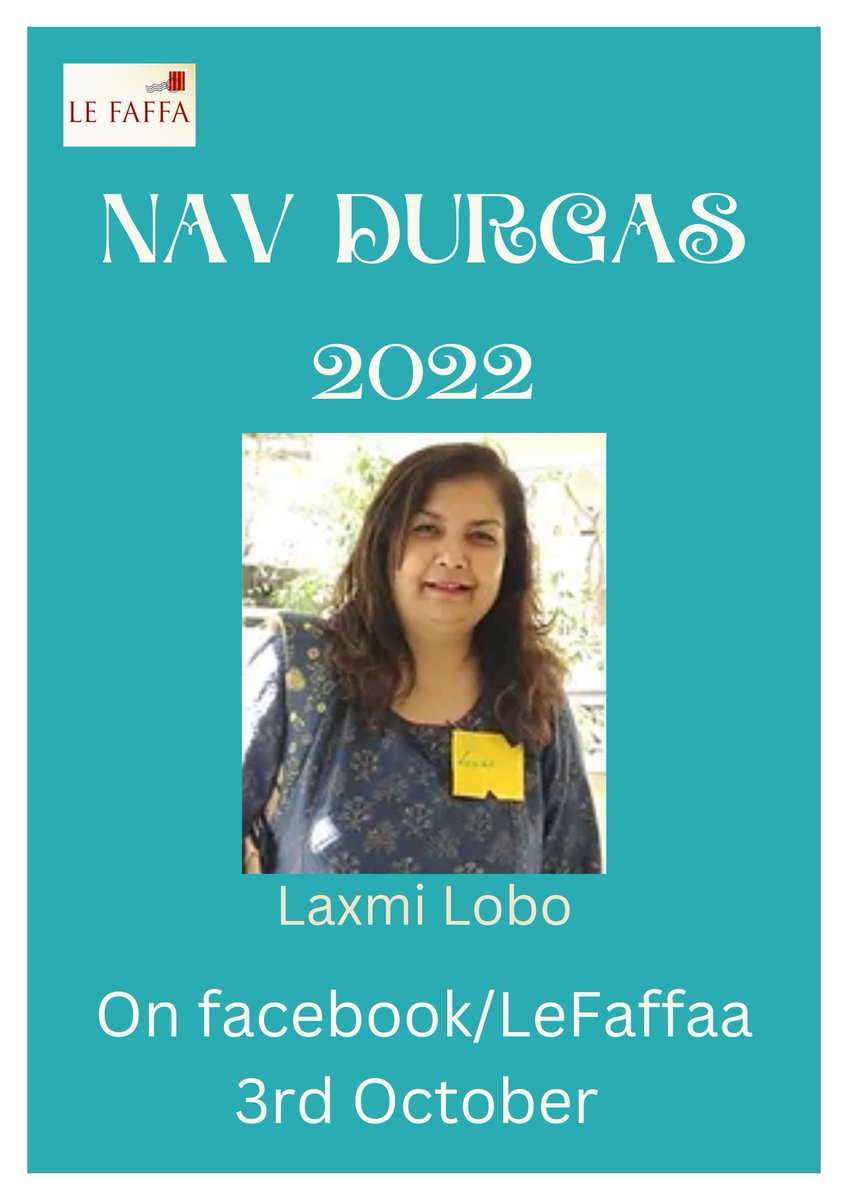LeFaffa's tweet photo. On the day of the Goddess #Mahagauri we spoke to Counselling Psychologist Laxmi Lobo, listen to her on facebook/LeFaffaa
#Navdurga #Lefaffa #NineminuteswiththeNavDurgas https://t.co/dp0XYMvwSQ