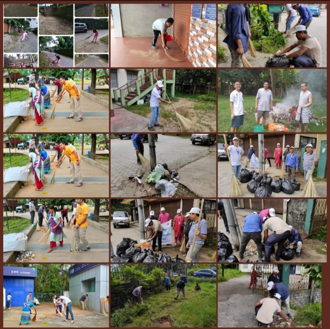 CGMSBIGuw's tweet photo. SBI Guwahati Circle kickstarted the month-long Special Campaign 2.0 by the Government of India with a cleanliness drive carried out by its Branches/Administrative Offices/Local Head Office with much fervour on the occasion of “Gandhi Jayanti” on 2nd October 2022.
@DFS_India https://t.co/rdTicz3jHQ