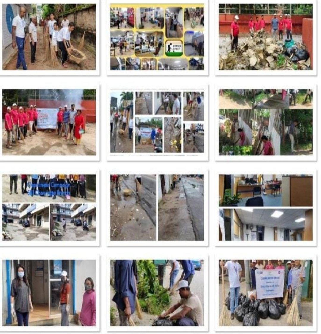 CGMSBIGuw's tweet photo. SBI Guwahati Circle kickstarted the month-long Special Campaign 2.0 by the Government of India with a cleanliness drive carried out by its Branches/Administrative Offices/Local Head Office with much fervour on the occasion of “Gandhi Jayanti” on 2nd October 2022.
@DFS_India https://t.co/rdTicz3jHQ