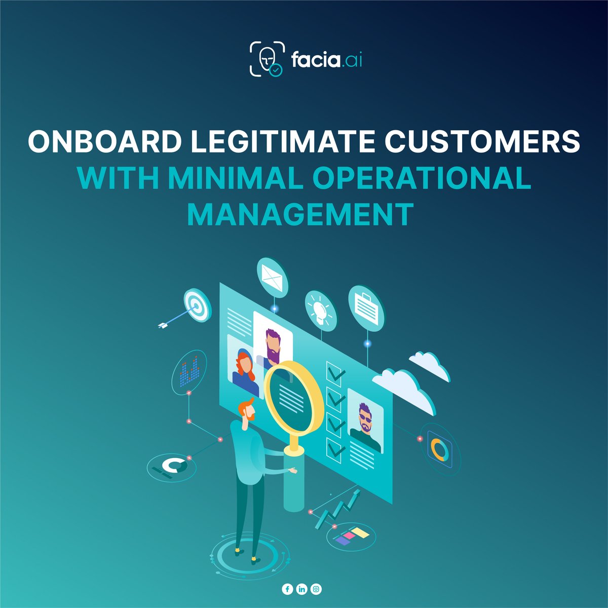 faciaaiofficial's tweet image. Customer verification at the time of onboarding is important for businesses regarding strict regulatory compliance requirements. 

Signup now!
facia.ai

#facedetectionsoftware  #onlinetransactions #business #businessgrowth #Facia.ai