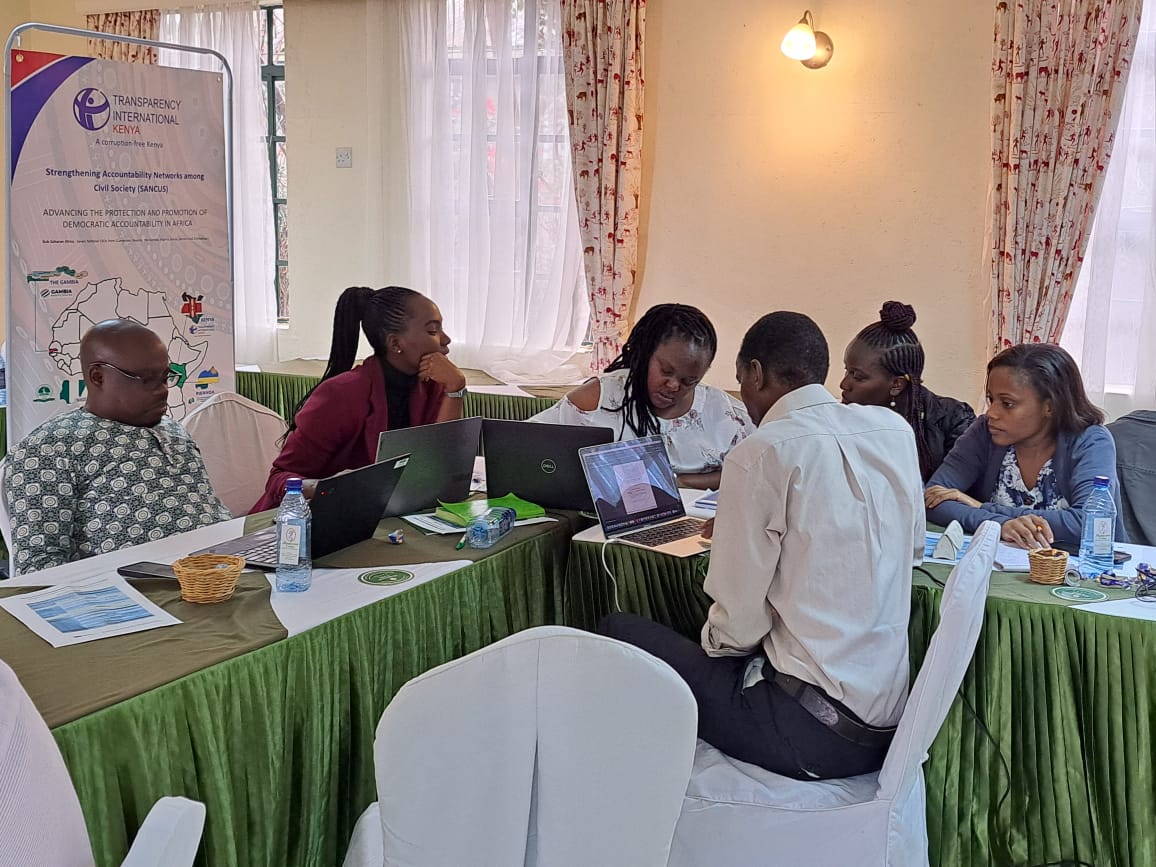 @TIKenya is holding a 3-day Technical Review Workshop on the implementation of the Parliamentary oversight tool with various partners under the Strengthening Accountability Networks among Civil Society (SANCUS) project, funded by the @EUinKenya #CSOsAccountabilityNetworks