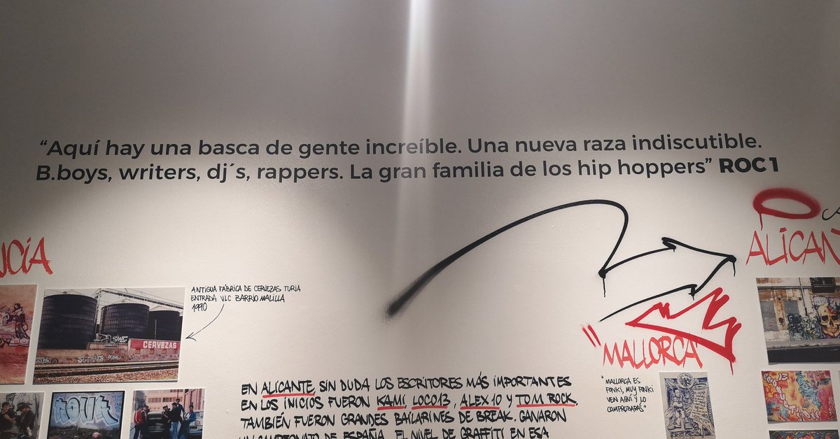 RitmoUrbanoTVE's tweet photo. Miércoles 5 de octubre a las 18:00 visita guiada en la exposición "Todo empezó en en ochenta y cuatro" del @MNdAntropologia
Gratis
Apúntate en: reservas.mna@cultura.gob.es
El director de arte de la expo, @albertomingote hablará de los orígenes del graffiti https://t.co/qVl89REHHT