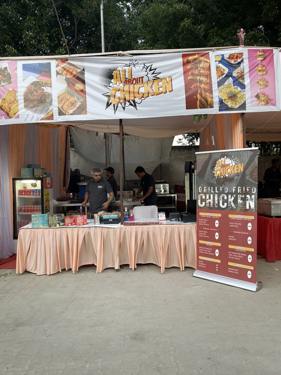 Meet the team, try out out food and come say hello!

Live in action till tomorrow..