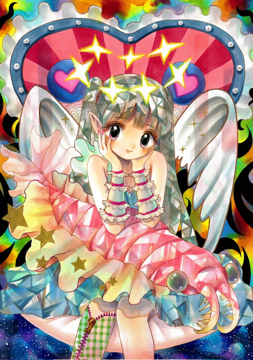 「#私の個性はきっと誰かにささる本当か。。。?( ;;) 」|💎吉田 南ナ子💎鱗粉を辿ってのイラスト