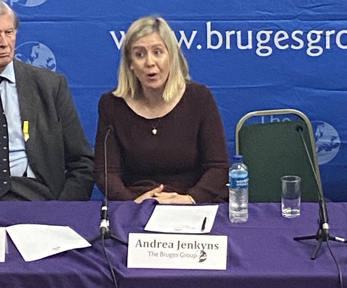 'Freedom of speech starts at a young infant age,' says Andrea Jenkyns. 'I've got a five-year-old and I think it's important, you know, that his generation shouldn't be afraid to speak up for what they believe.'