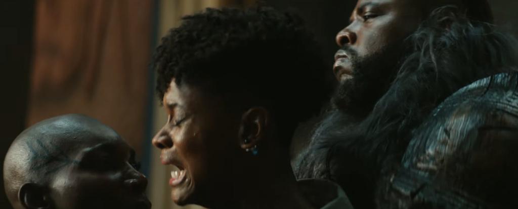 nacaomarvell's tweet image. Letitia Wright como Shuri em #BlackPantherWakandaForever