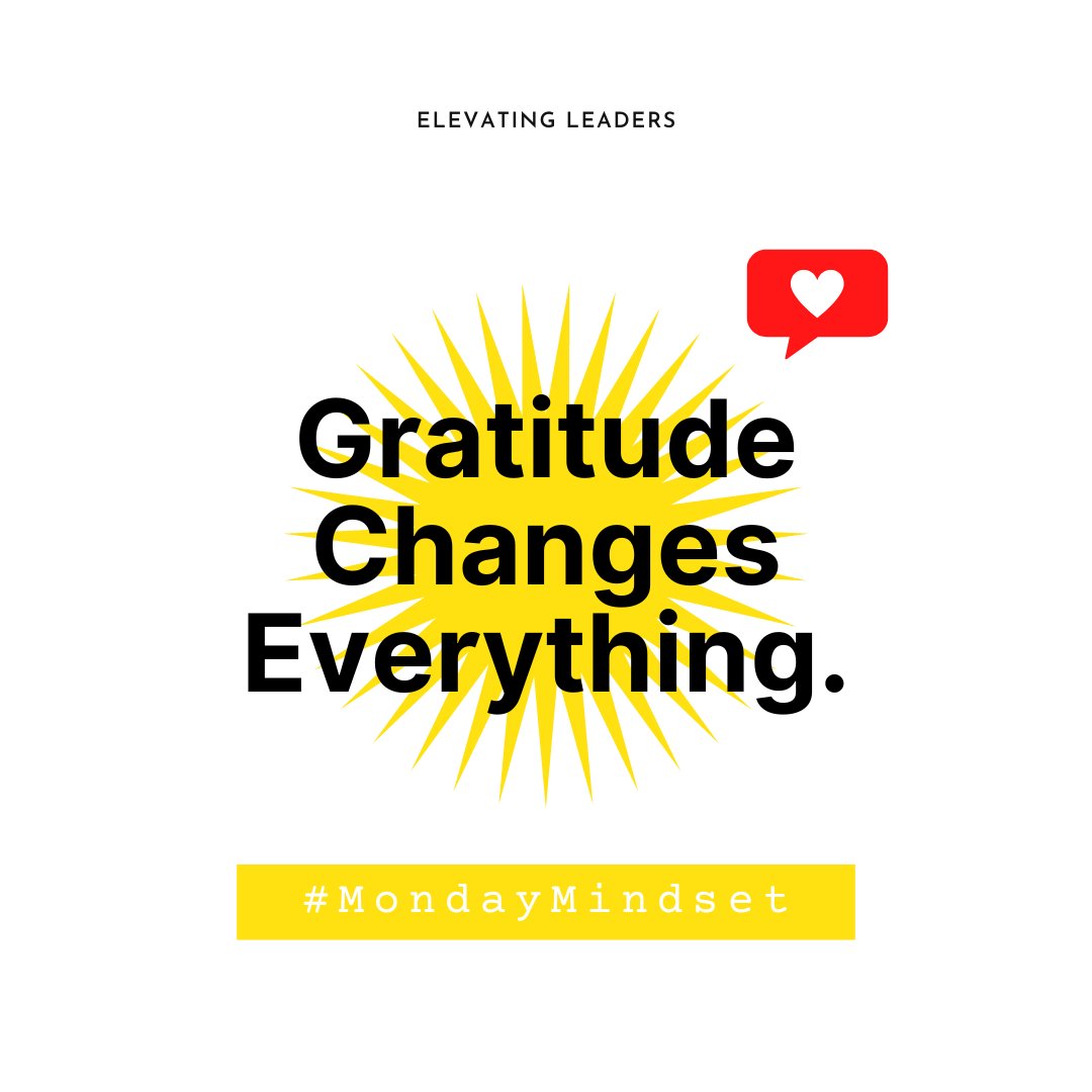 MarenWalseth's tweet photo. There is ALWAYS something to be grateful for.
When we train our brain to seek GRATITUDE out, we see it in big & small ways.
Today I am grateful for my clients - for trusting me & believing in themselves.
#mindsetmonday #coachforcoaches #leadershipcoach #gratitude #grateful https://t.co/ZCj7LYheeA