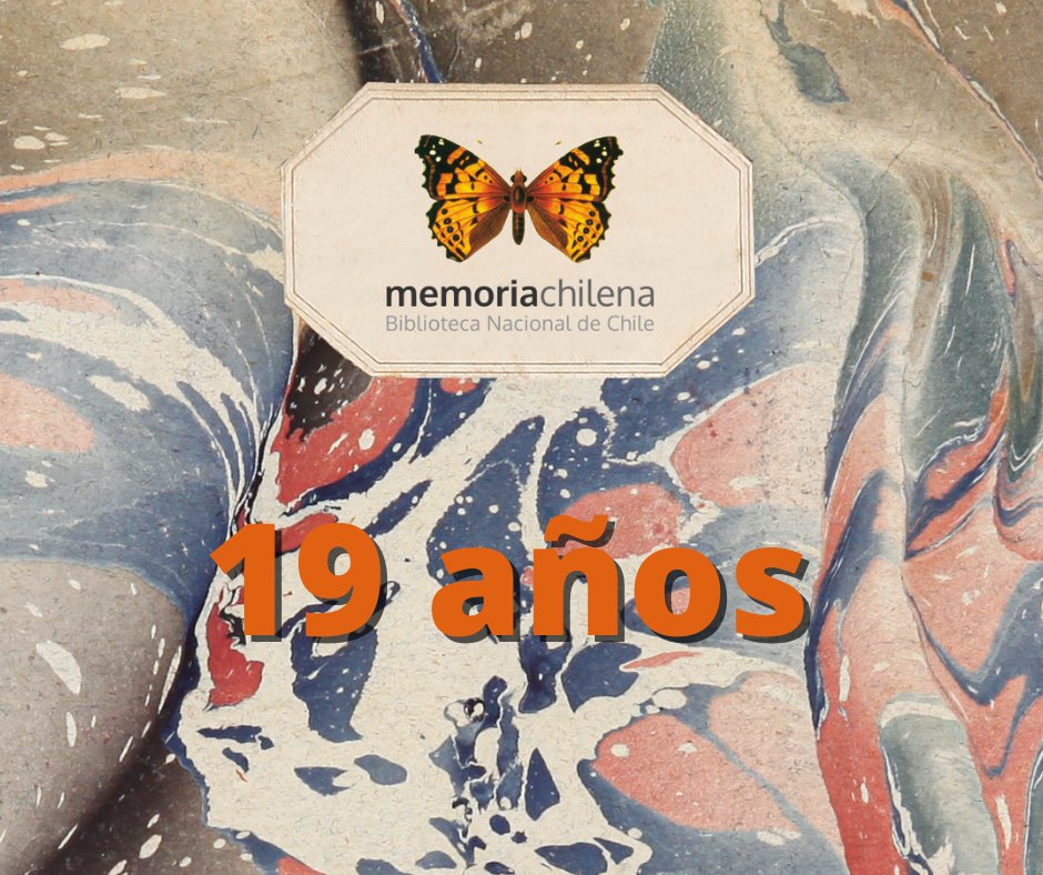 MemoriaChilena's tweet photo. 🎉¡ESTAMOS DE ANIVERSARIO! 🥳
#MemoriaChilena cumple 19 años y lo celebraremos con muchas sorpresas durante octubre. 
Los primeros regalitos serán hoy (¡atentos!).

¡Manden sus saludos, cuéntennos desde dónde nos leen! https://t.co/c58BN773n6