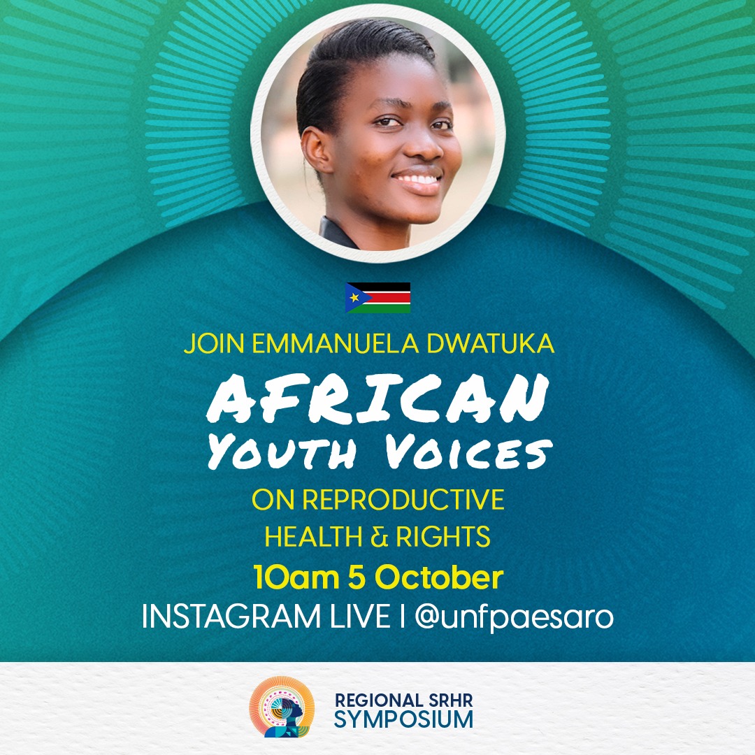 'if you want to go fast, go alone. If you want to go far, GO TOGETHER' 

Young People from the Eastern and Southern Africa Region joining voices to give ways to demand for our reproductive rights.

This Wednesday on a Live Instagram chat at 10am CAT. Don't miss #2gether4SRHR