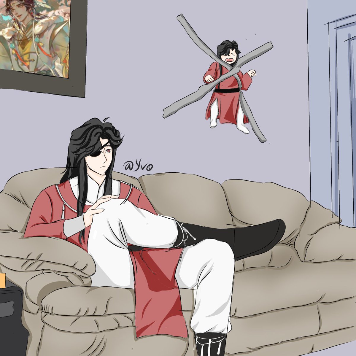 Yvobo_07's tweet photo. These is how Hua Cheng handle their kids. E'Ming and Rouye
Art by me #TGCF #tgcffanart #tgcfmeme #heavenofficialsblessing #Huacheng #Eming #Rouye https://t.co/u5gDeoYQvW