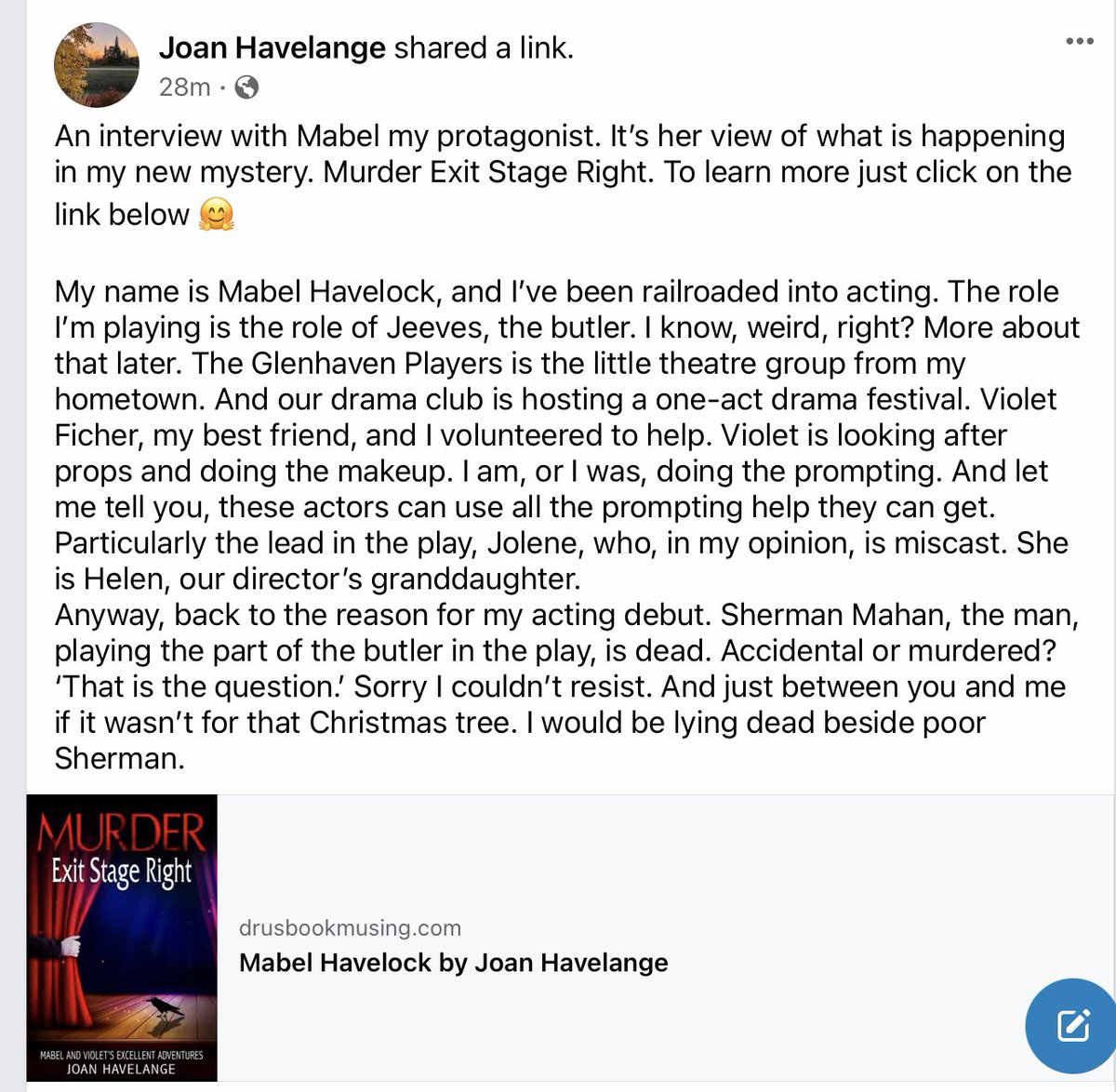 JoanJhave's tweet photo. #drusbookmusing #interview #chsracterinterview #protagonist in review @BWLpublishing 

https://t.co/OMRuJG4zX8 https://t.co/7AmoID6ME8