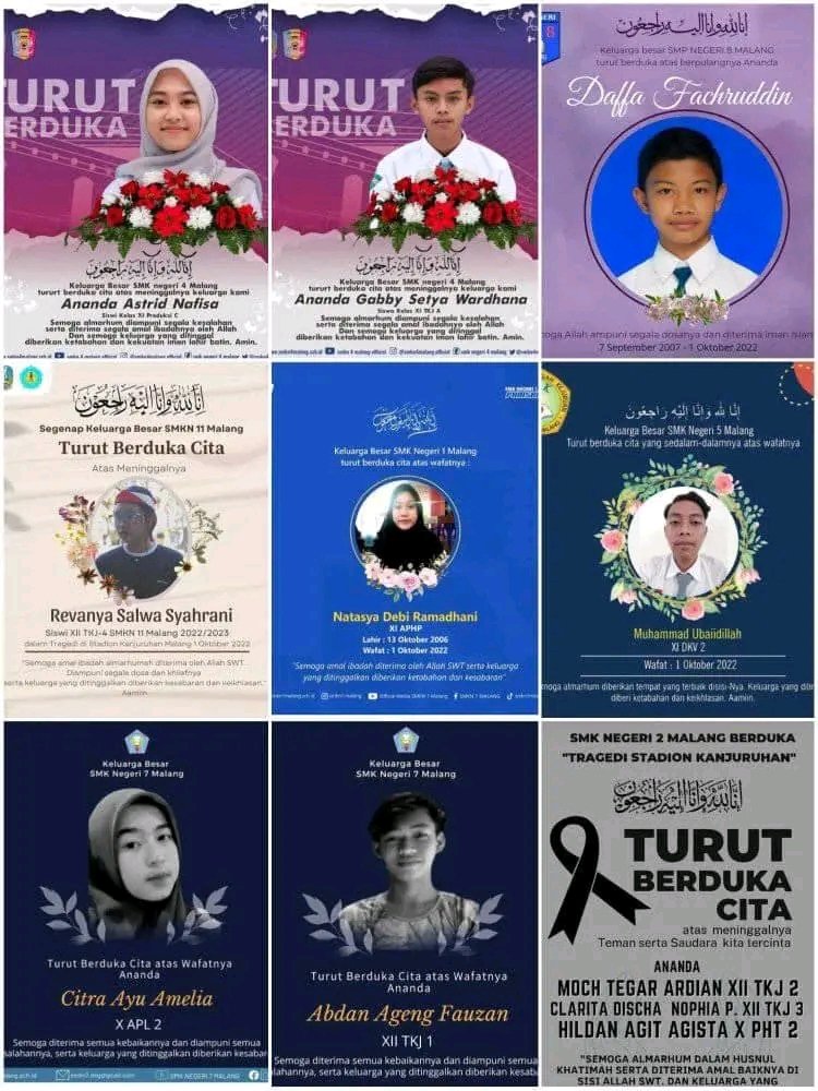 Man_Nyaman's tweet photo. - Suporter reaktif
- Aparat representatif
- Panpel Jual tiket over kapasitas
- LIB hanya memikirkan cuan
- TV demi Rating
- Pemilik kebijakan tidak menerapkan standar penyelenggaraan pertandingan.  

Hasilnya : BOOM!!! 
#PrayForKanjuruhan 
#prayforarema https://t.co/9osKNobHz0